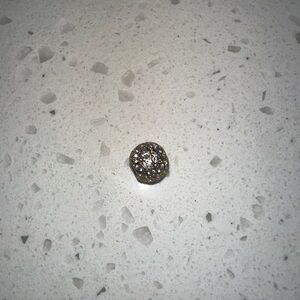 Pandora Silver Charm with Clear Stone